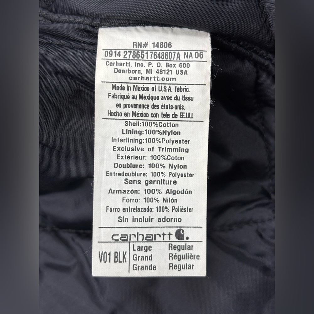 Carhartt Black Vest - Picture 9 of 11
